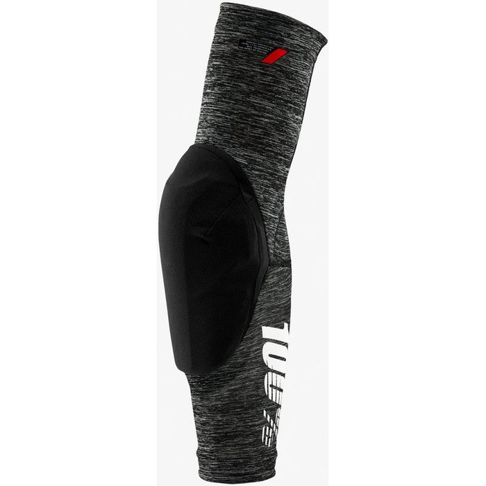 100% Teratec Elbow Guards - Gray Heather Large