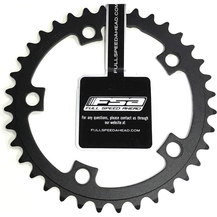 Full Speed Ahead Pro Road Chainring - 36t 110 BCD Aluminum N11 Black