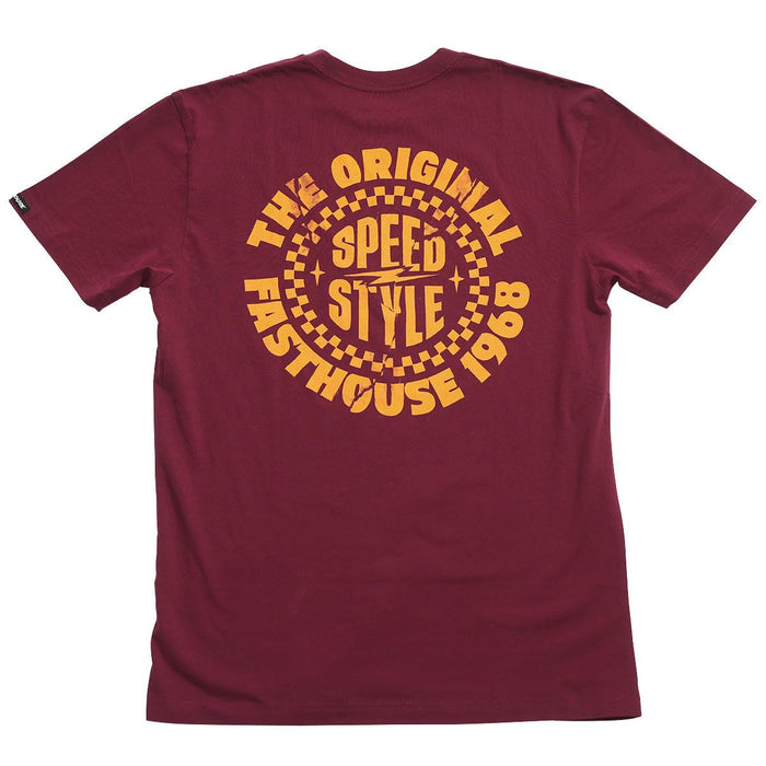 Fasthouse Origin SS Tee Maroon Small