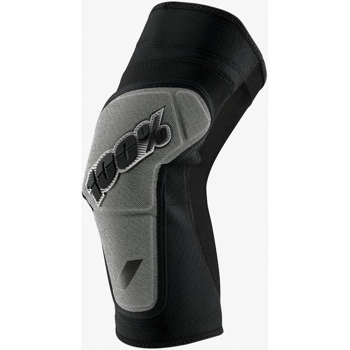 100% Ridecamp Knee Guards - Black/Gray Medium