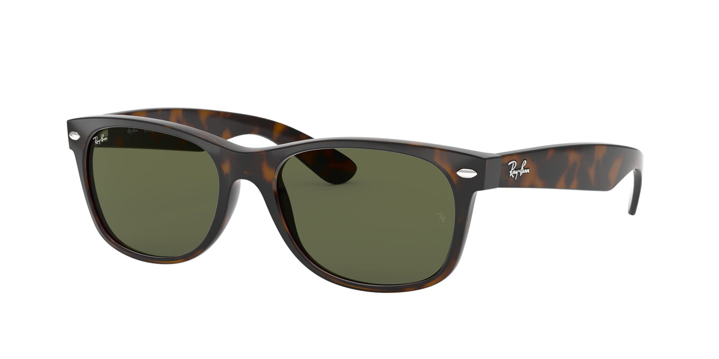 Rayban New Wayfarer Tortoise/G-15 Green 52