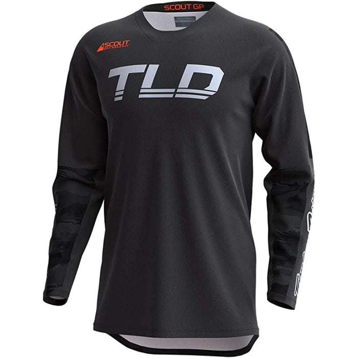 Troy Lee Designs Scout Gp Jersey Recon Brushed Camo Black Large