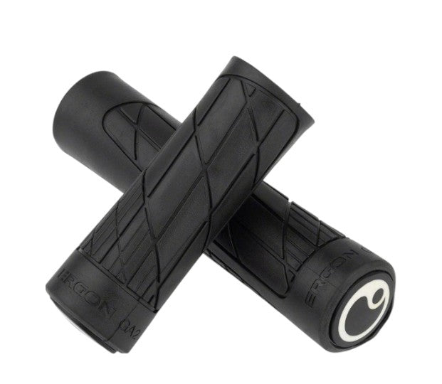 Ergon GA2 Grips - Lock-On Twistshift Single Black Bicycle Grips