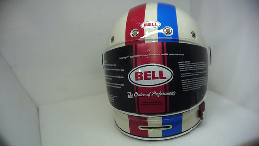 Bell Moto Bullitt Command Gloss Vintage White/Oxblood/Blue Medium (Without Original Box)