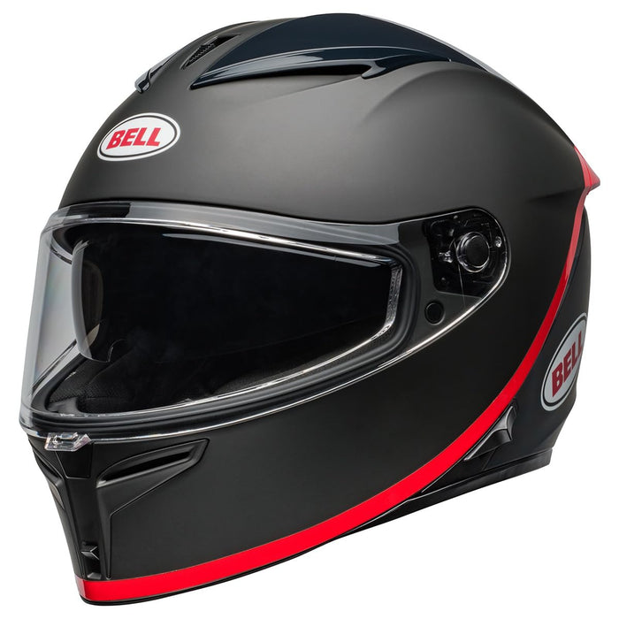 Bell Moto Lithium MIPS Matte/Gloss Black Red Hrtlck Medium