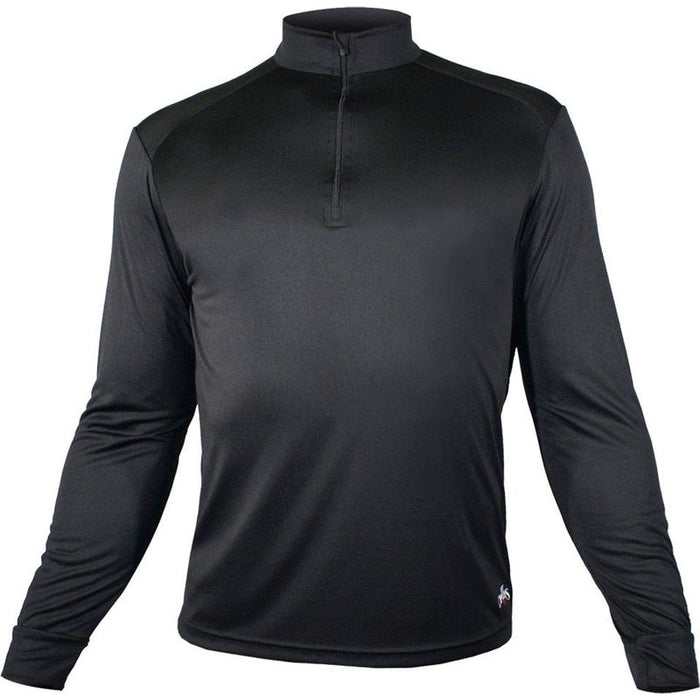 Hot Chillys Peach Skins Solid Zip-T Men's Performance Base Layer Top Snow Thermal Base Layers