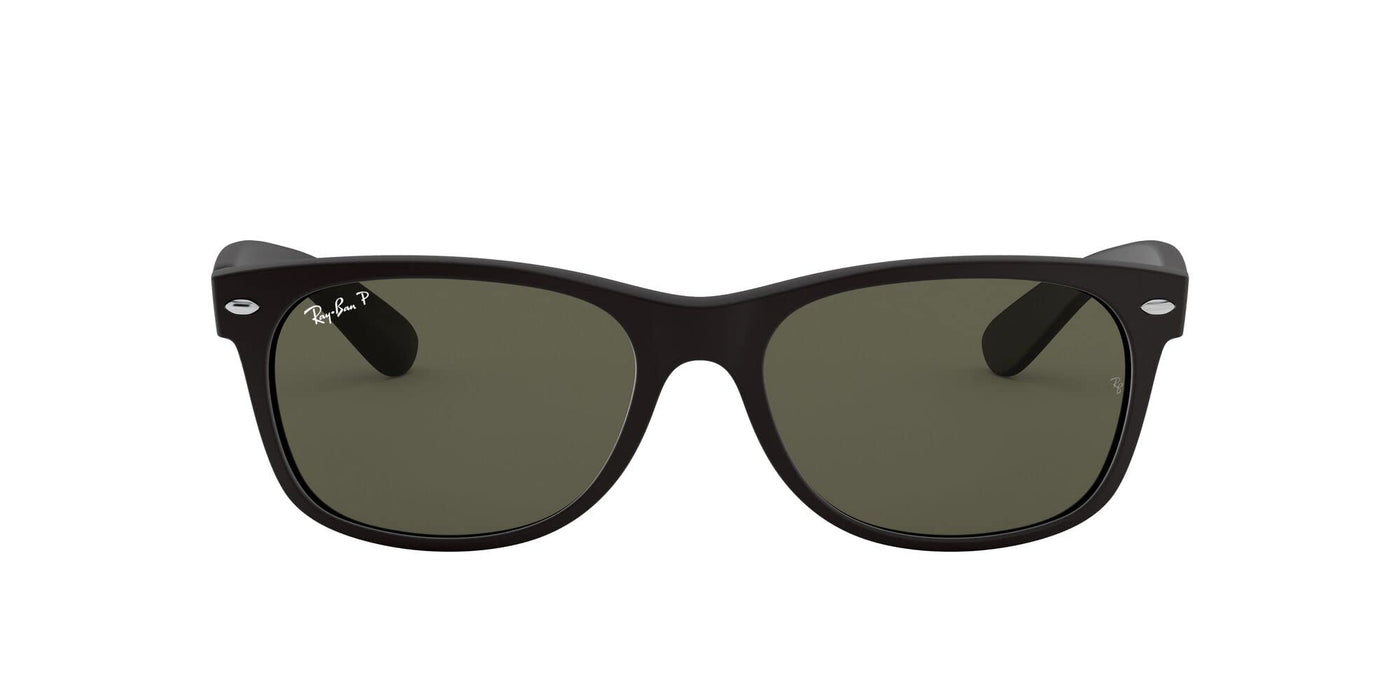 Rayban New Wayfarer Rubber Black/Polar Green 55