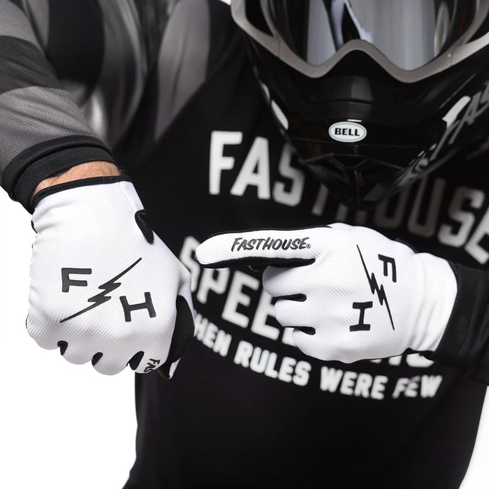 Fasthouse Carbon Eternal Glove White  Small