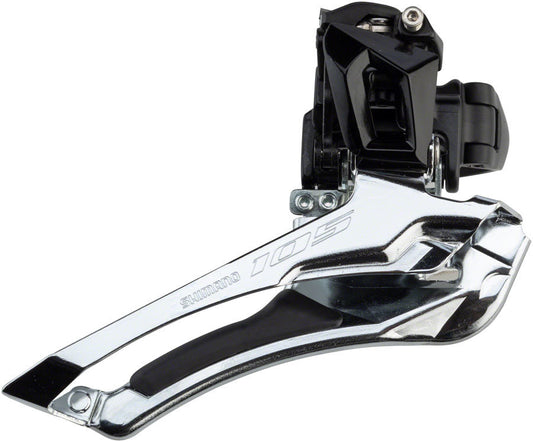 SHIMANO FRONT DERAILLEUR, FD-R7000-L, 105, FOR REAR 11-SPEED, DOWN-SWING,BRAZED-ON TYPE, CS-ANGLE:61-66, FOR TOP GEAR:46-53T, BLACK