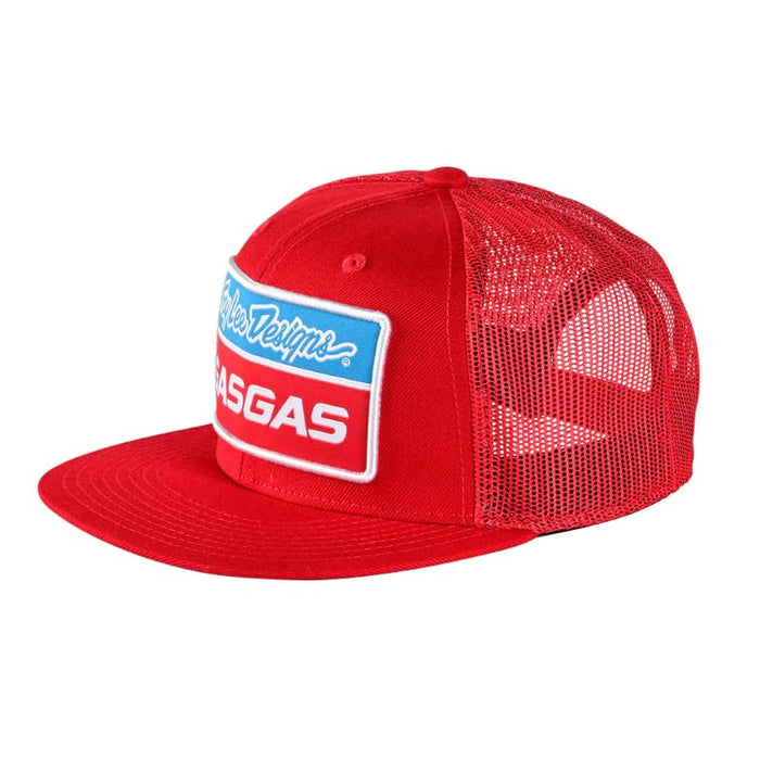 Troy Lee Designs Gasgas Team Stock Snapback Hat Stock Red