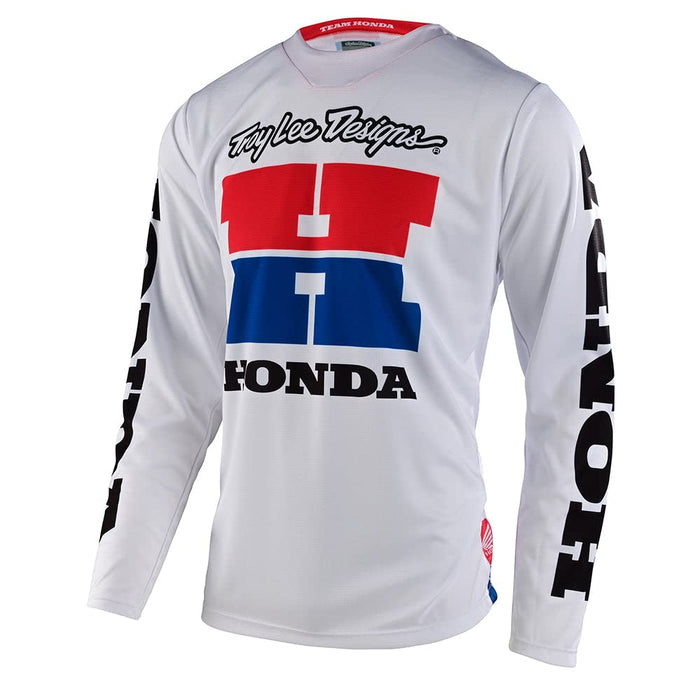 Troy Lee Designs GP RC 500 Motocross Dirt Bike Long Sleeve Jersey White Large