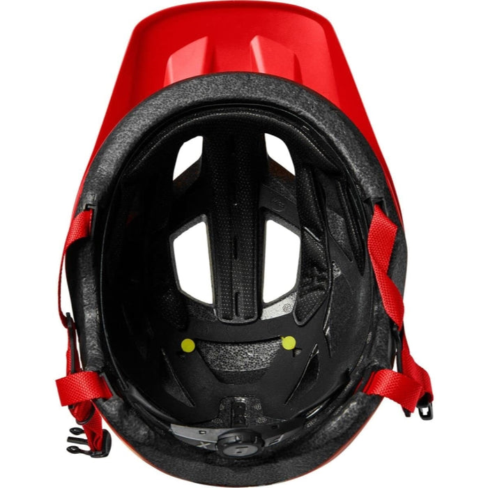 Fox Racing Mainframe Helmet Trvrs Fluorescent Red Medium