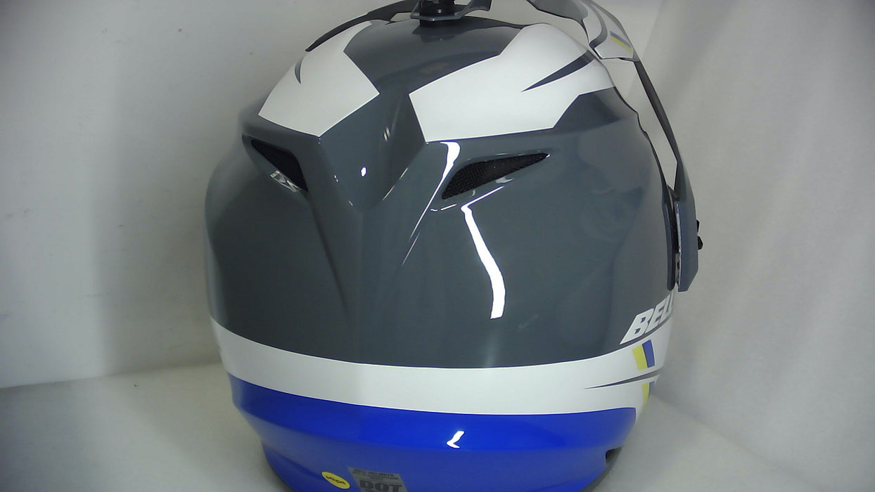 Bell Moto MX-9 Adventure MIPS Alpine Gloss Gray/Blue Medium - Open Box (Without Box)