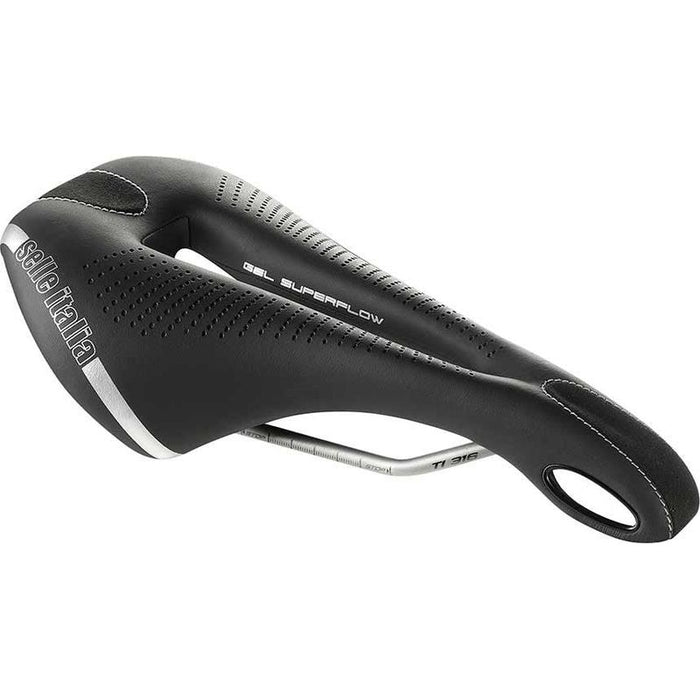 Selle Italia Max Flite TI 316 Gel Superflow Bicycle Saddles