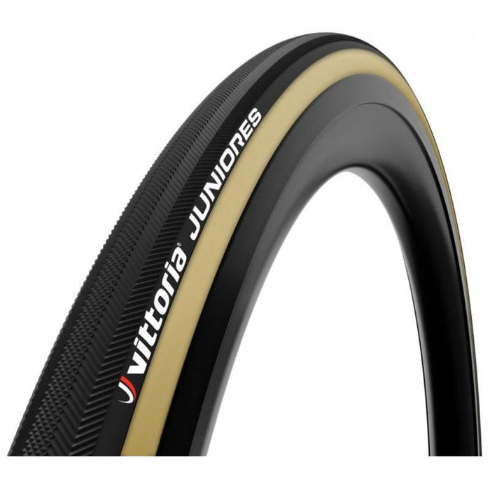 Vittoria Juniores Tire - 650c x 21 Tubular Folding Black/Tan