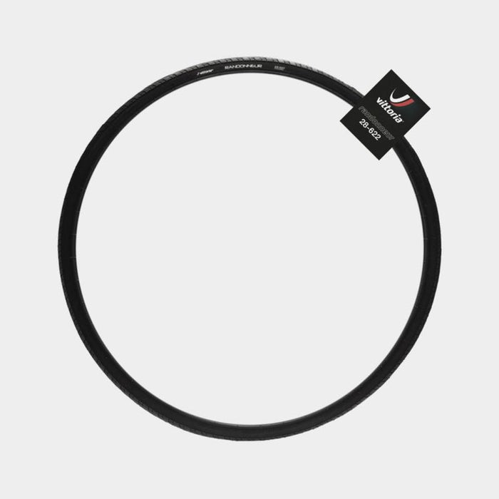 Vittoria Randonneur Reflect Tire - 26 x 1.75 Clincher Wire Black