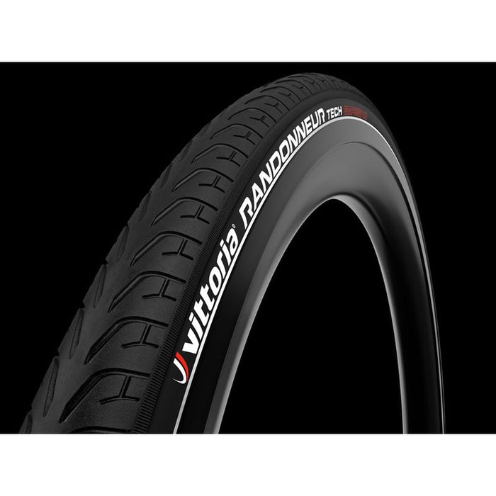 Vittoria Randonneur Tech Tire - 700 x 35 Rigid Bead Black/Reflective G2.0