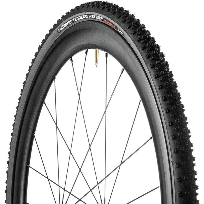 Vittoria Terreno Wet Tire - 700 x 33 Tubeless Folding Black/Anthracite G2.0