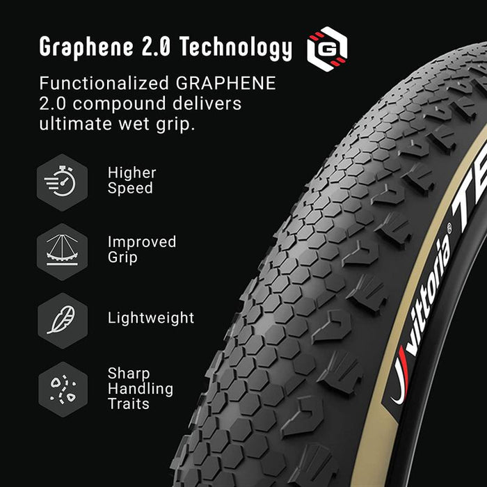 Vittoria Terreno Zero Tire - 700 X 40 Tubeless Clincher Black/Anthracite G2.0