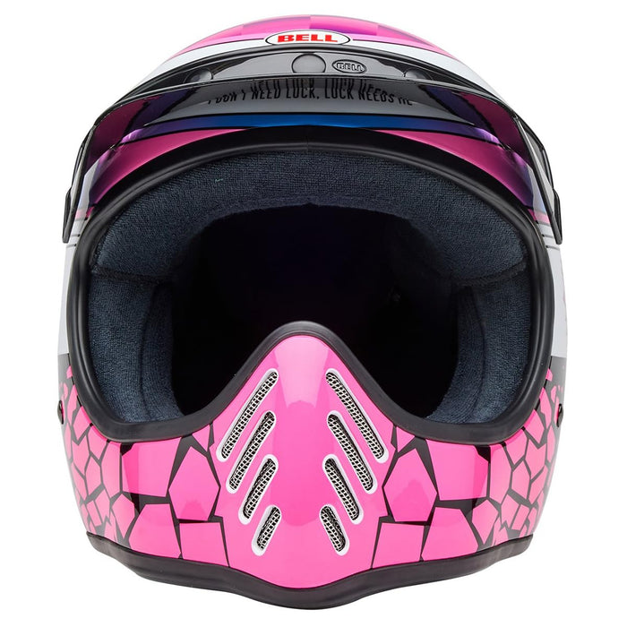 Bell Moto Moto-3 Pink/Purple Deathspray Small