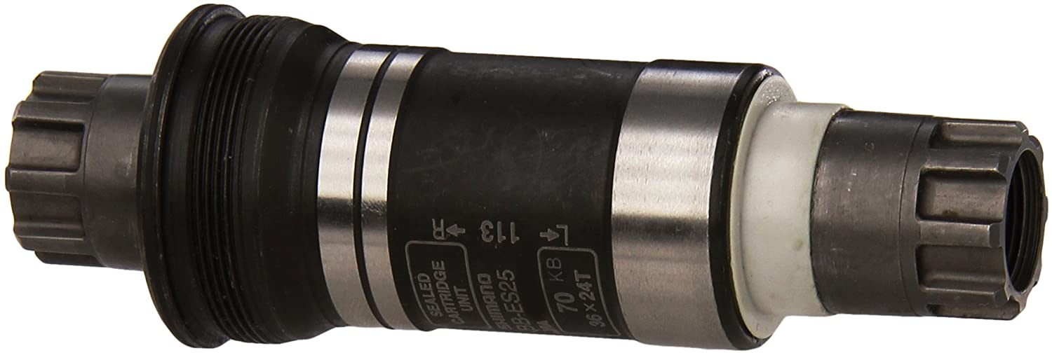 SHIMANO CARTRIDGE BOTTOM BRACKET, BB-ES51(02)SPLINED/HOLLOW-TYPE AXLE BSA 68MM-113 W/O FIXING BOLT