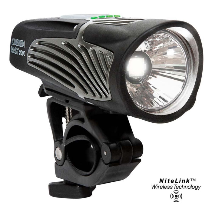 NiteRider Lumina Max w/ NiteLink - High-Power Rechargeable Bike Headlight System Bicycle Lights