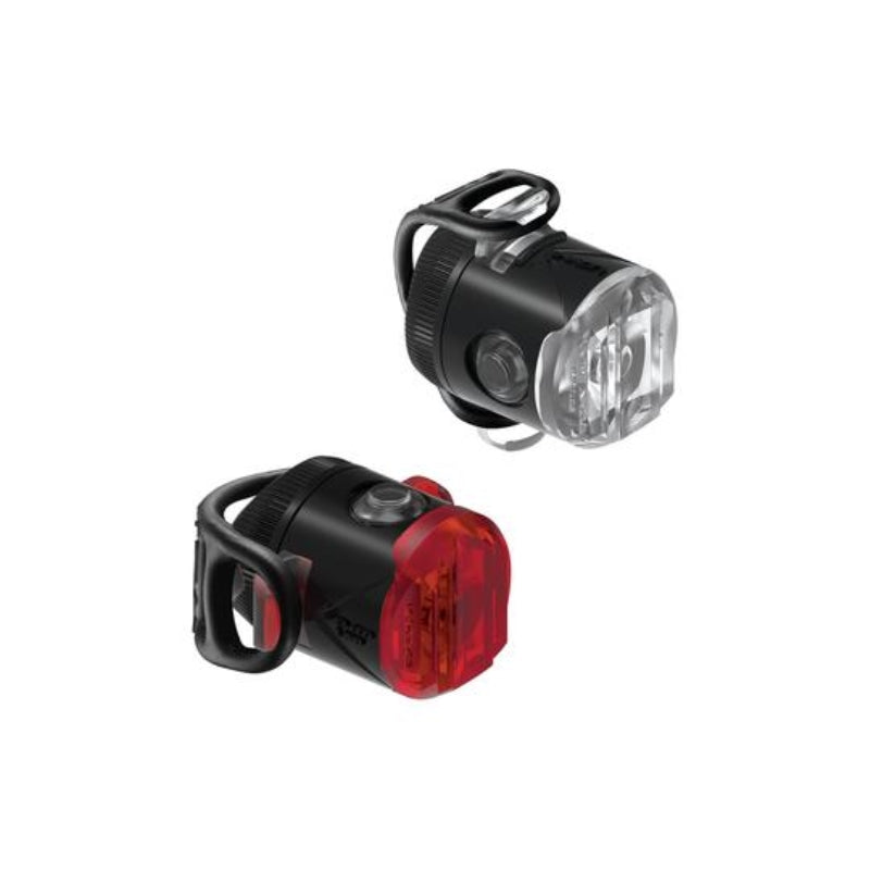 Lezyne Femto USB Drive Bicycle Light Set Front and Rear Pair