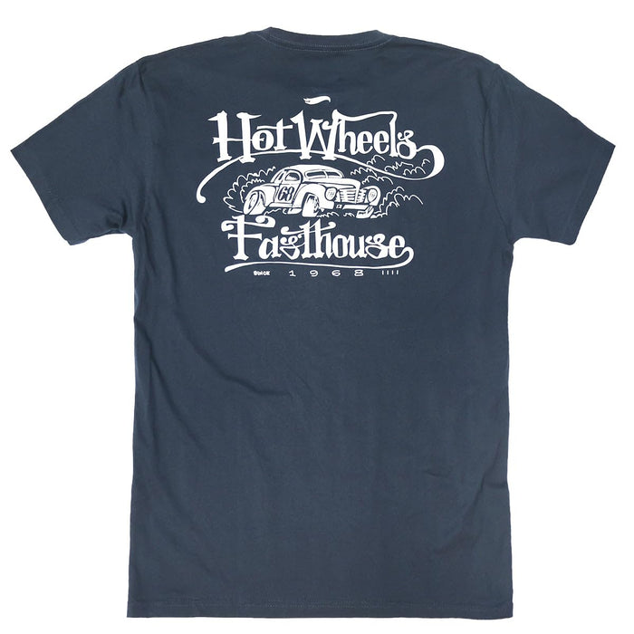 Fasthouse Hot Wheels Getaway Midweight SS Tee Navy 2X-Large