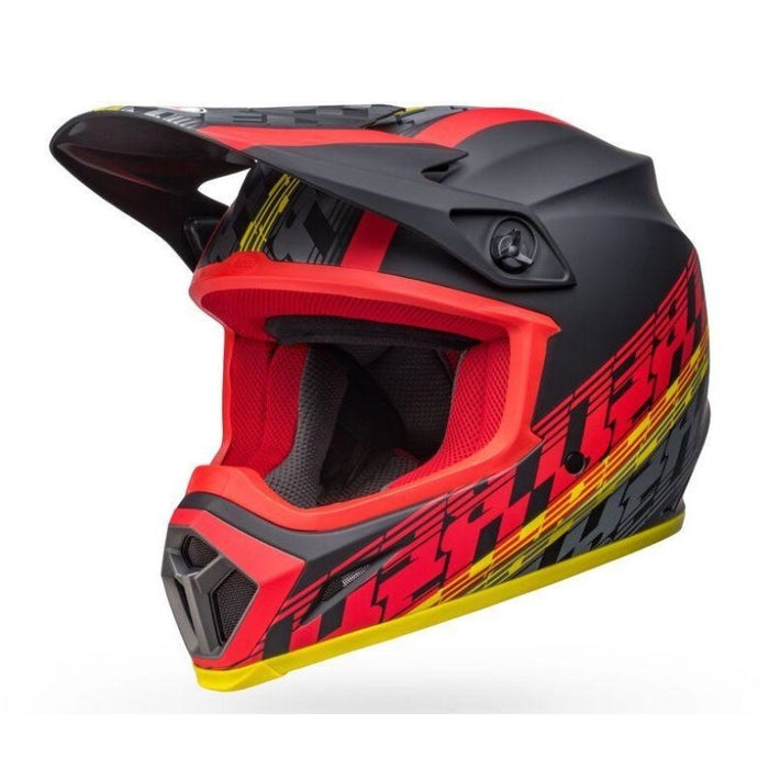 Bell Moto MX-9 MIPS Offset Matte Black/Red Small