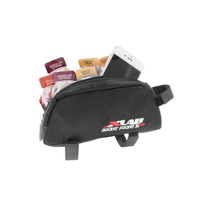 XLAB Rocket Pocket XL Plus Black Bicycle Top Tube Bags