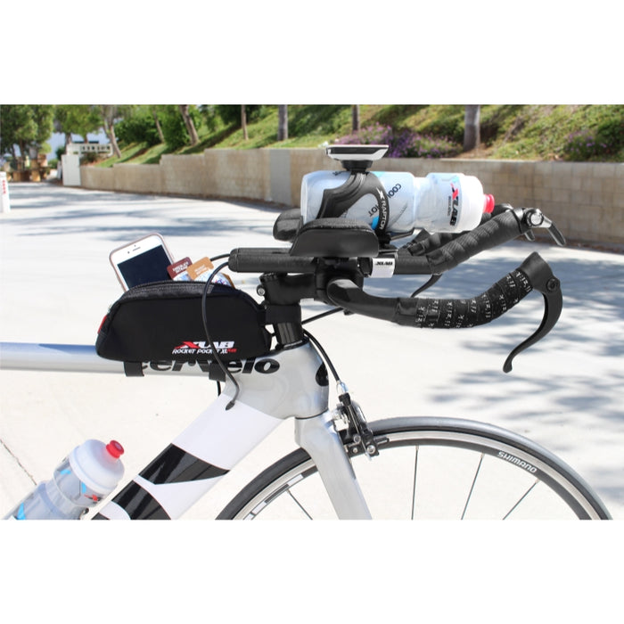 XLAB Rocket Pocket XL Plus Black Bicycle Top Tube Bags
