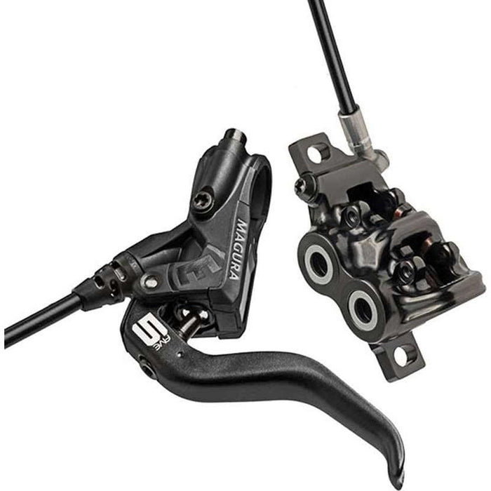 Magura MT5 Disc Brake and Lever - Front or Rear Hydraulic Post Mount Black Bicycle Brake Sets