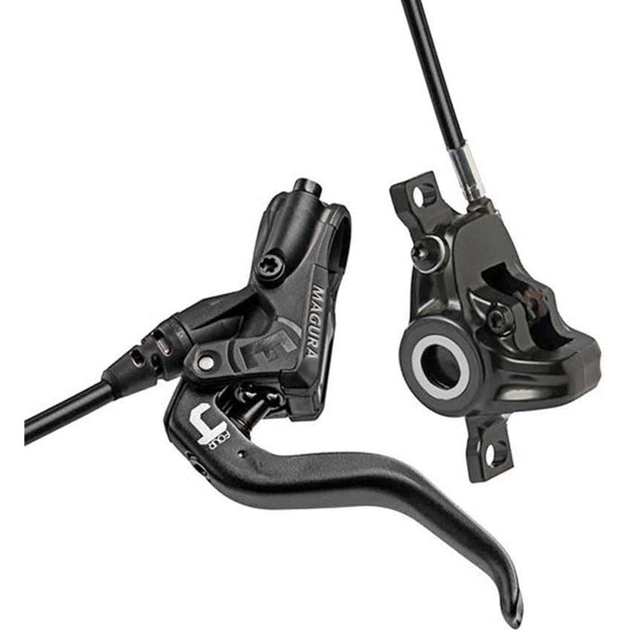 Magura MT4 Disc Brake and Lever - Front or Rear Hydraulic Post Mount Black Bicycle Brake Levers