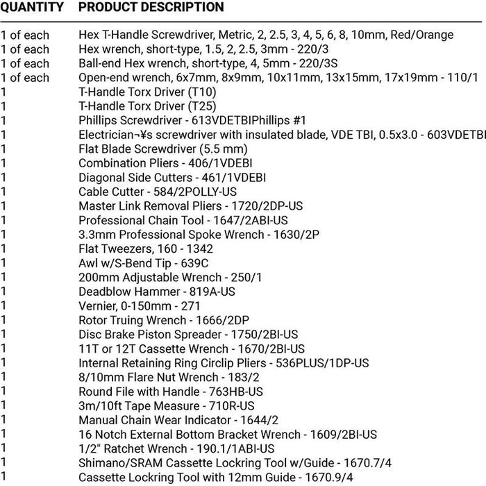 Unior, Pro, Tool Kit, 48, Kit