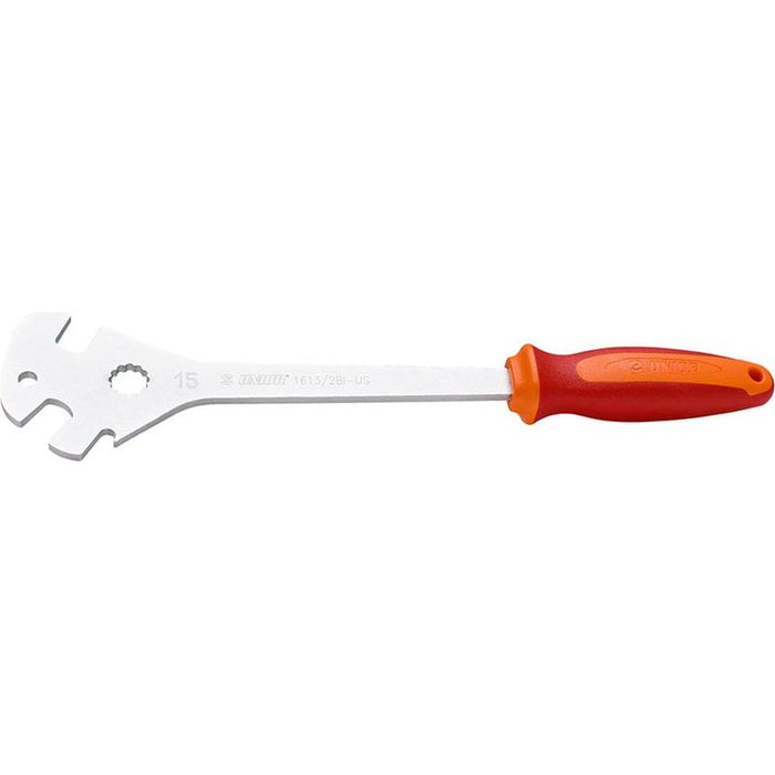 Unior, Pro Pedal Wrench, Red/Orange