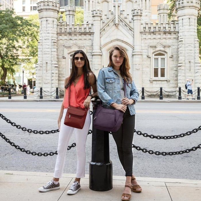 Travelon Anti-Theft Classic Mini Shoulder Lifestyle Crossbody & Totes