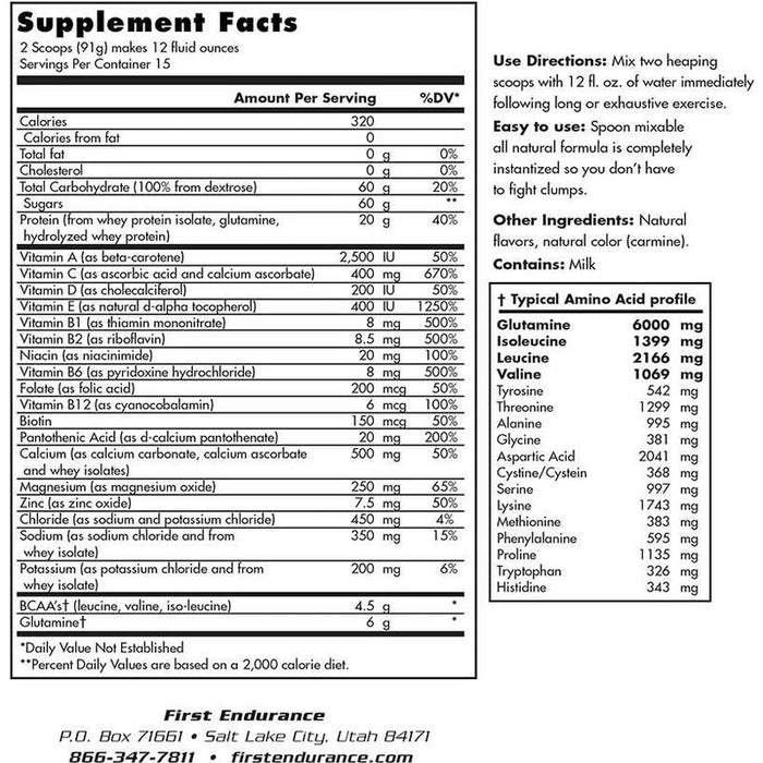 1St Endurance Ultragen 1.36Kg 15 Servings