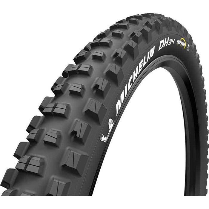 Michelin Dh34 Bike Park Tire 27.5"x2.40 Wire Tubeless Ready Bikepark 2X55Tpi Black