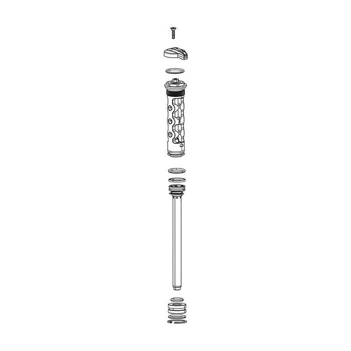 RockShox Fork Damper Assembly - Crown RL 27.5/29 30 Gold A1 /Judy Gold A1 (Boost And Non-Boost)