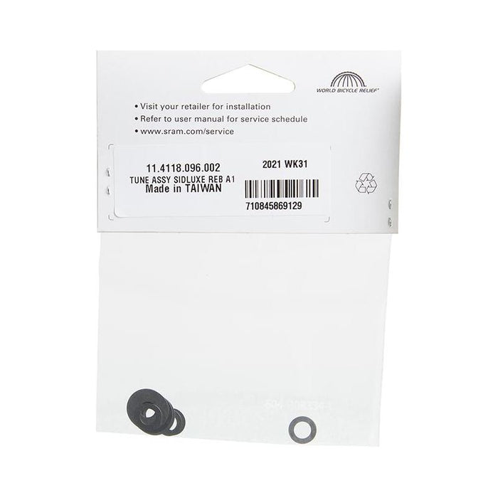 RockShox Rear Shock Tune Assembly - Rebound Tune Configurations SID Luxe A1