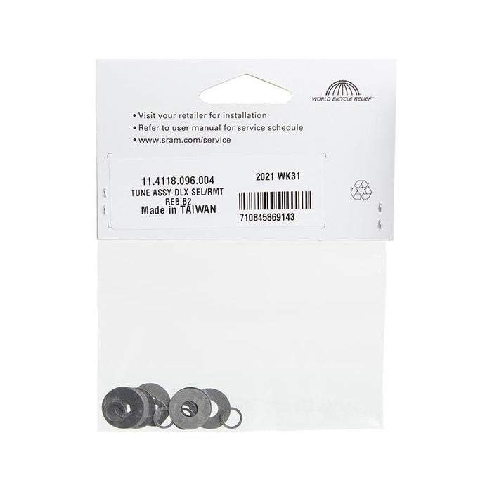 RockShox Rear Shock Tune Assembly - Rebound Tune Configurations Deluxe Select B2