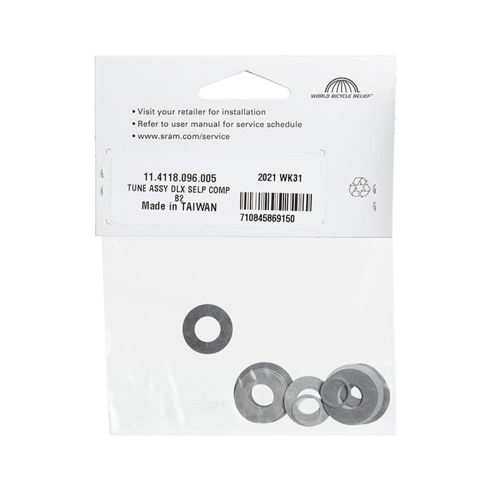 RockShox Rear Shock Tune Assembly - Compression Tune Configurations Deluxe Select Plus B2