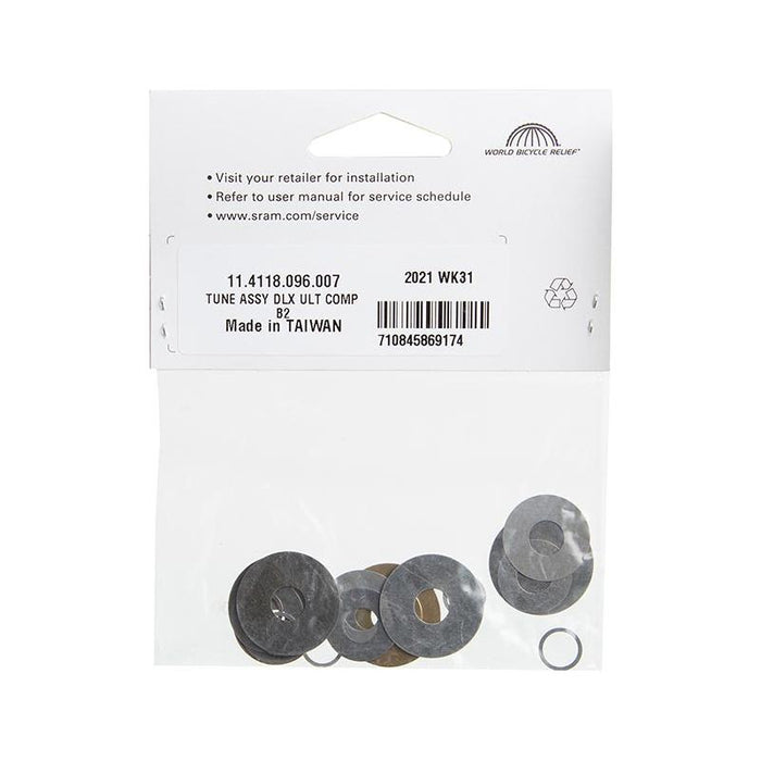 RockShox Rear Shock Tune Assembly - Compression Tune Configurations Deluxe Ultimate B2