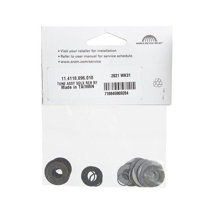 RockShox Rear Shock Tune Assembly - Rebound Tune Configurations Super Deluxe Air B2