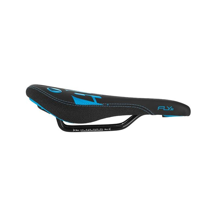 Sdg Components Fly Jr Saddle 235 X 122Mm Unisex 270G Black/Cyan