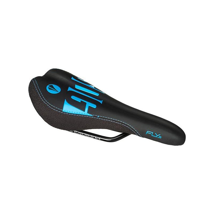Sdg Components Fly Jr Saddle 235 X 122Mm Unisex 270G Black/Cyan