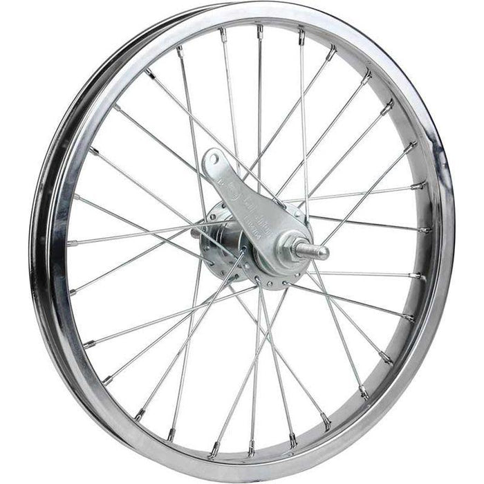 Sta-Tru 16" Chrome Steel 28H Wheel Rear 16'' / 305 Holes: F: 24 R: 24 Bolt-On 110Mm Coaster Freewheel