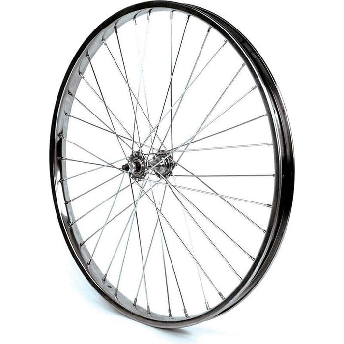 Sta-Tru 26" 12G Heavy Duty Steel 36H Wheel Front 26'' / 559 Holes: 36 Bolt-On 100Mm Rim