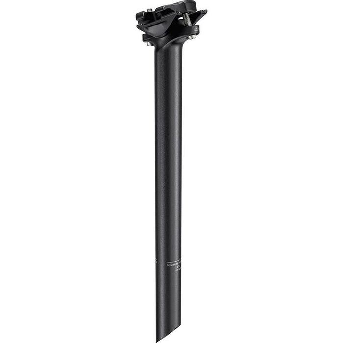 Zipp Service Course Seatpost - 27.2mm Diameter 350mm Length Zero Offset Bead Blast Black B2
