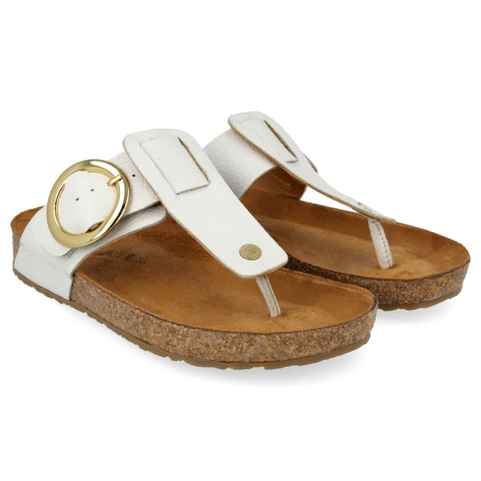 Haflinger Round Buckle Corinna Lifestyle Slip On Sandals